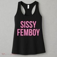 Sissy Femboy Crossdressing Aesthetic Women's Tank Top thumb 3