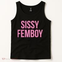 Sissy Femboy Crossdressing Aesthetic Tank Top thumb 2