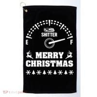 Shitters Full Christmas Golf Towel thumb 0