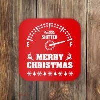 Shitters Full Christmas Coaster thumb 0