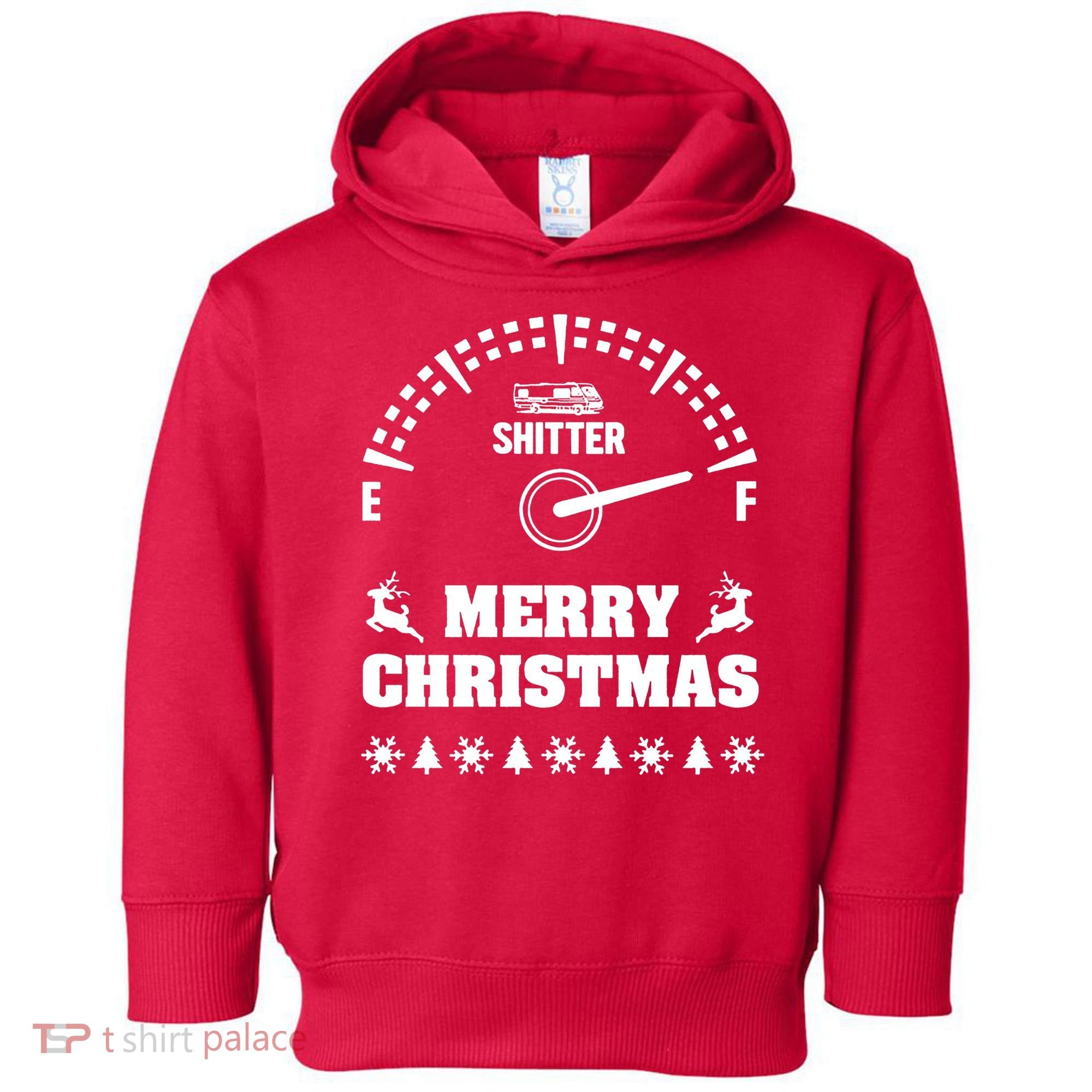 Shitters Full Christmas Toddler Hoodie
