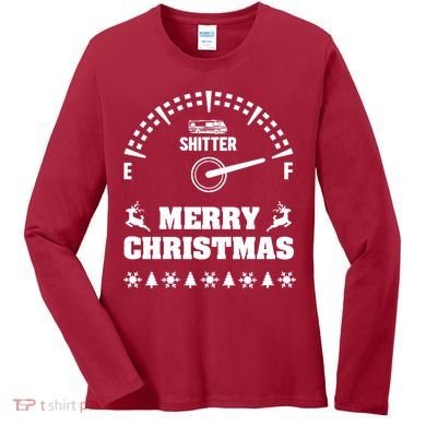 Shitters Full Christmas Women's Long Sleeve Shirt