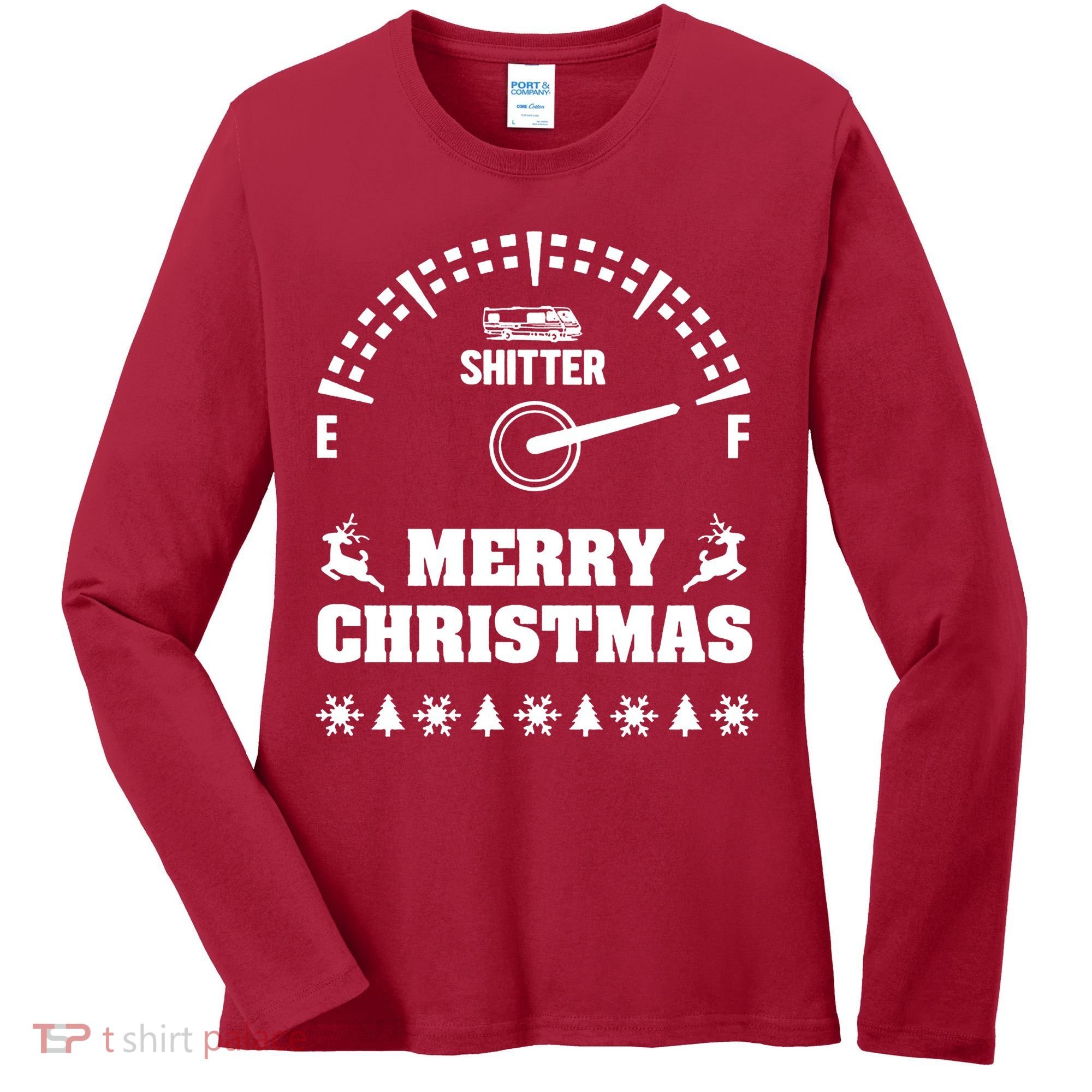 Shitters Full Christmas Women's Long Sleeve Shirt