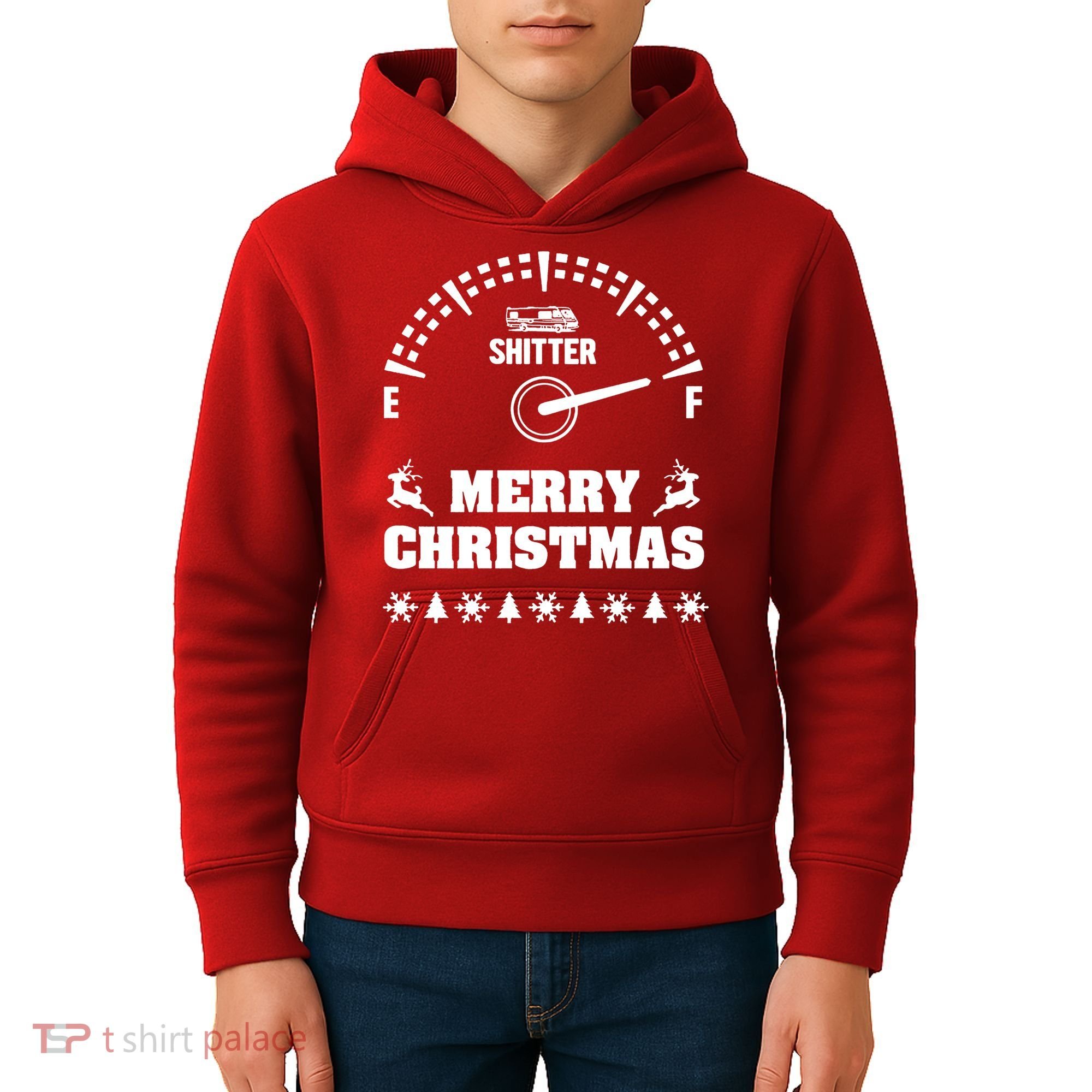 Shitters Full Christmas Kids Hoodie