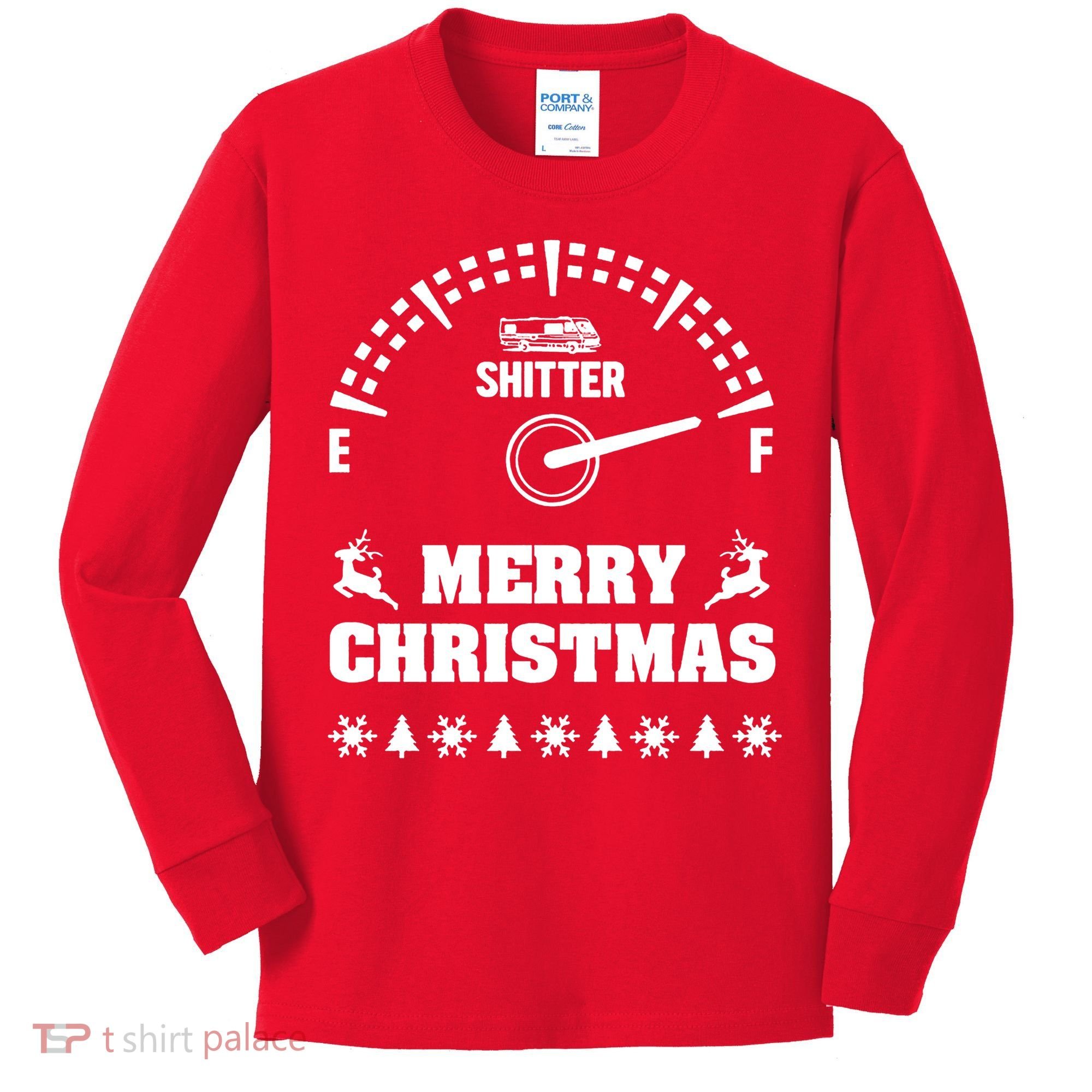 Shitters Full Christmas Kids Long Sleeve Shirt