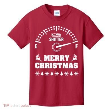 Shitters Full Christmas Kids T-Shirt