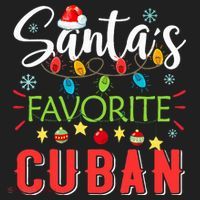 Santa's Favorite Cuban Xmas Light Santa Hat Christmas Gift Hat thumb 2