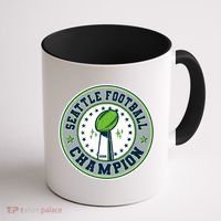 Seattle Football Champion 2026 Emblem Coffee Mug thumb 1