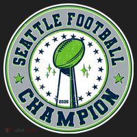 Seattle Football Champion 2026 Emblem Tumbler thumb 3