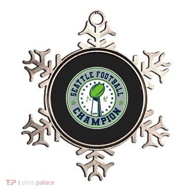 Seattle Football Champion 2026 Emblem Ornament