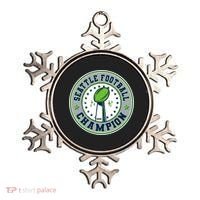 Seattle Football Champion 2026 Emblem Ornament thumb 0