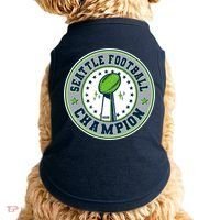 Seattle Football Champion 2026 Emblem Doggie Tank thumb 0