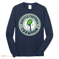 Seattle Football Champion 2026 Emblem Long Sleeve Shirt thumb 0