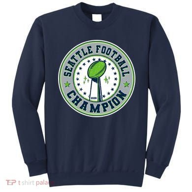 Seattle Football Champion 2026 Emblem Sweatshirt