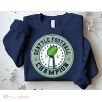 Seattle Football Champion 2026 Emblem Sweatshirt thumb 2