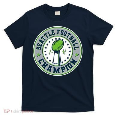 Seattle Football Champion 2026 Emblem T-Shirt