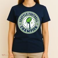 Seattle Football Champion 2026 Emblem T-Shirt thumb 4