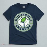 Seattle Football Champion 2026 Emblem T-Shirt thumb 5