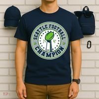 Seattle Football Champion 2026 Emblem T-Shirt thumb 6