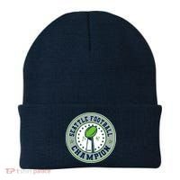 Seattle Football Champion 2026 Emblem Beanie thumb 0
