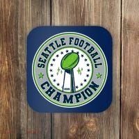 Seattle Football Champion 2026 Emblem Coaster thumb 0