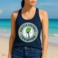Seattle Football Champion 2026 Emblem Women's Tank Top thumb 2