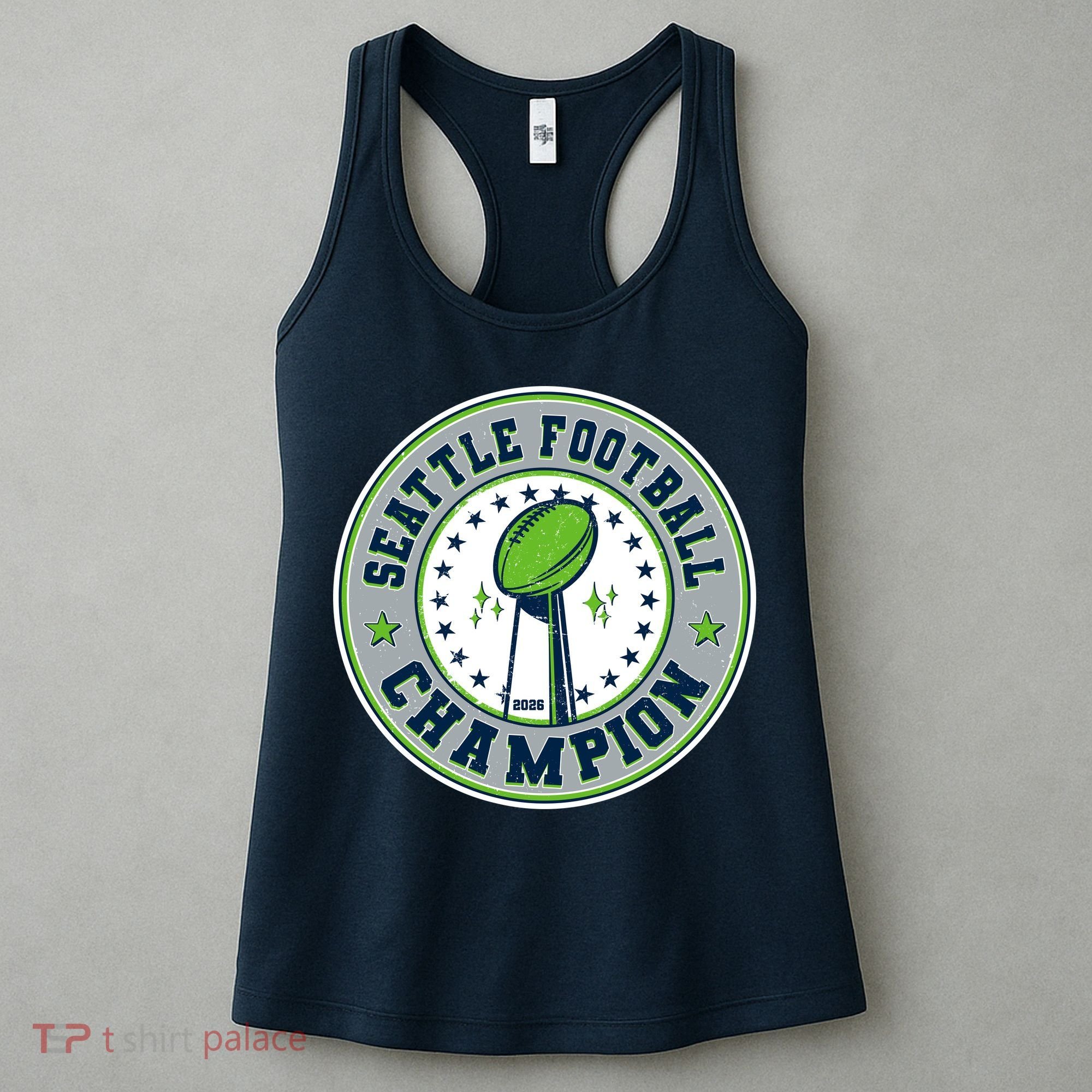 Seattle Football Champion 2026 Emblem Women's Tank Top