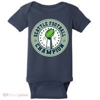 Seattle Football Champion 2026 Emblem Baby Bodysuit thumb 0