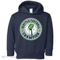 Seattle Football Champion 2026 Emblem Toddler Hoodie thumb 0