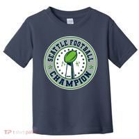 Seattle Football Champion 2026 Emblem Toddler T-Shirt thumb 0