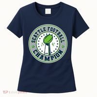 Seattle Football Champion 2026 Emblem Women's T-Shirt thumb 0