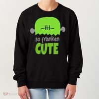So Franken Cute Frankenstein Halloween Women's Sweatshirt thumb 0