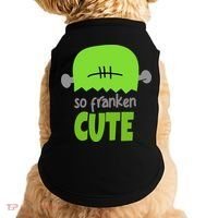So Franken Cute Frankenstein Halloween Doggie Tank thumb 0