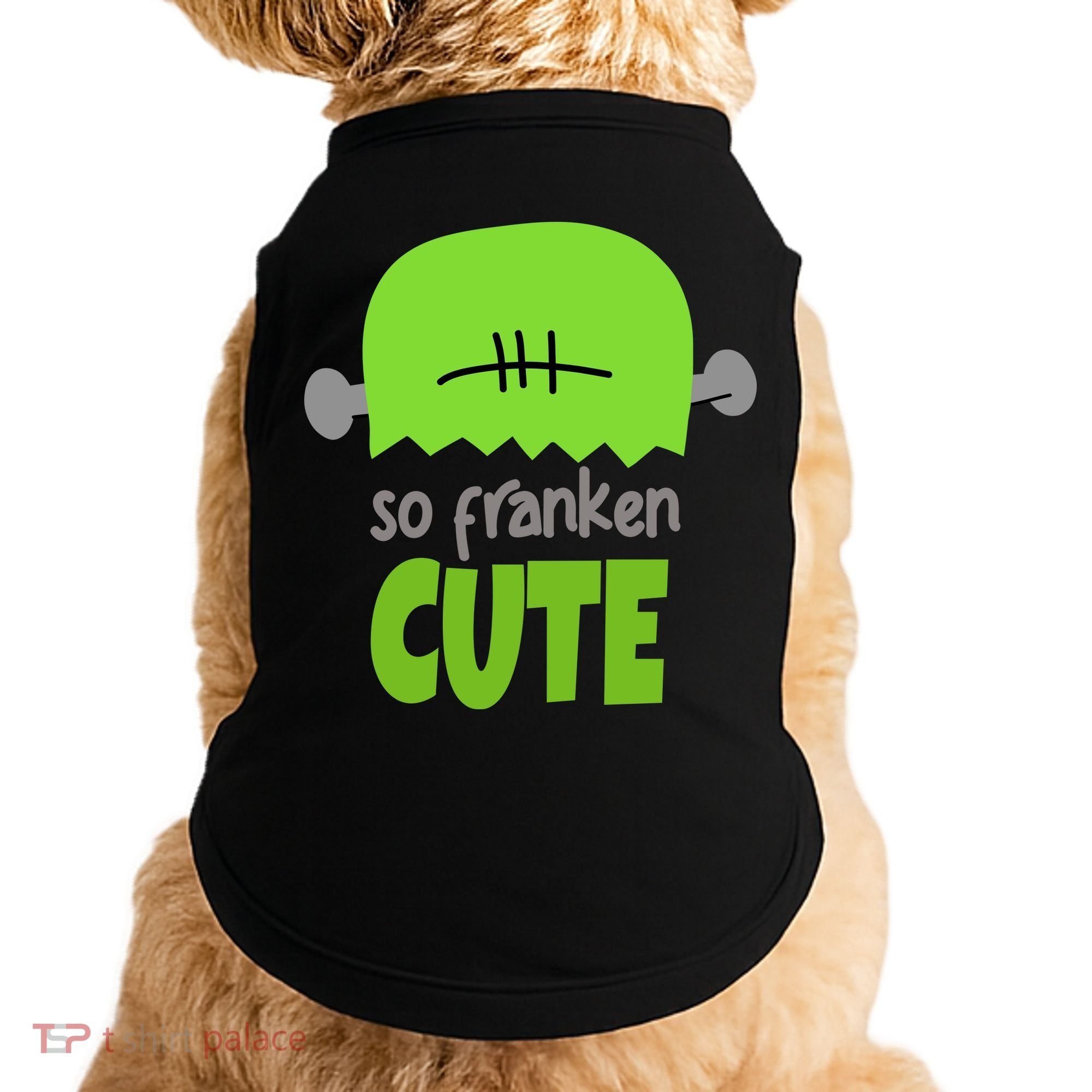 So Franken Cute Frankenstein Halloween Doggie Tank