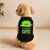 So Franken Cute Frankenstein Halloween Doggie Tank thumb 2