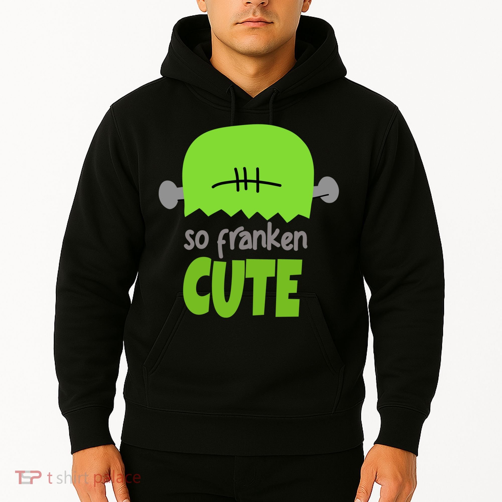 So Franken Cute Frankenstein Halloween Hoodie
