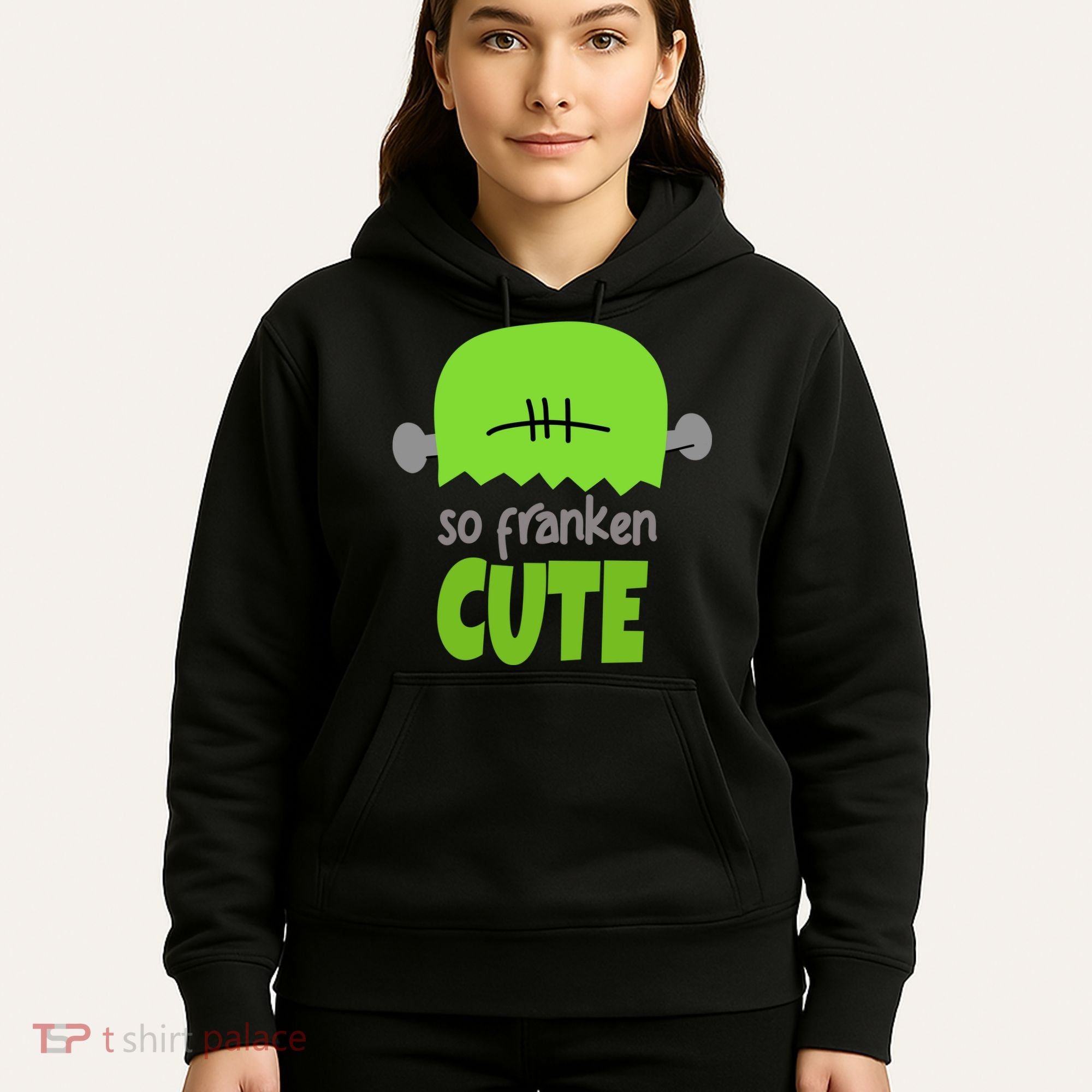 So Franken Cute Frankenstein Halloween Hoodie