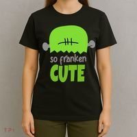 So Franken Cute Frankenstein Halloween T-Shirt thumb 4