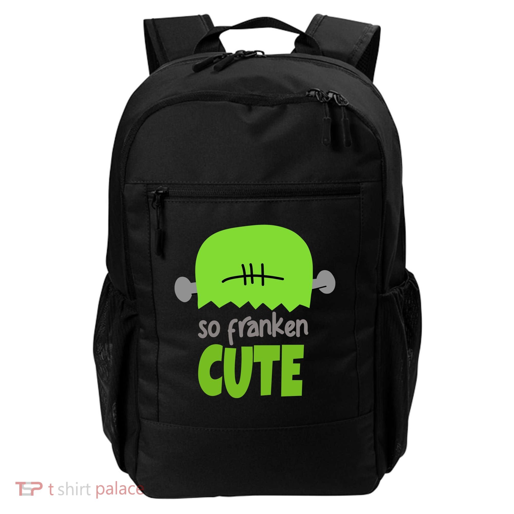 So Franken Cute Frankenstein Halloween Backpack