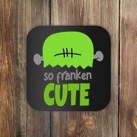 So Franken Cute Frankenstein Halloween Coaster thumb 0