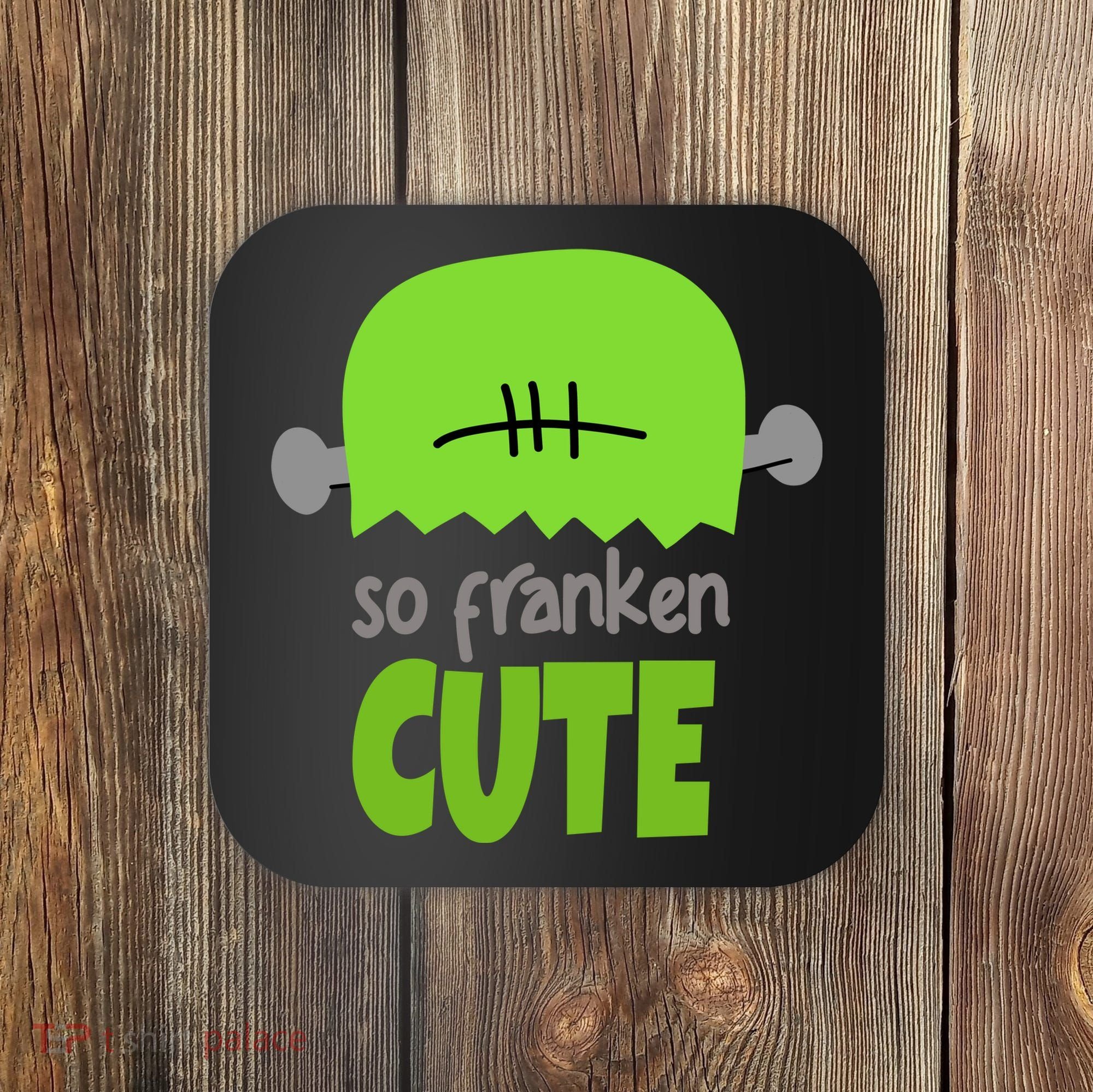 So Franken Cute Frankenstein Halloween Coaster