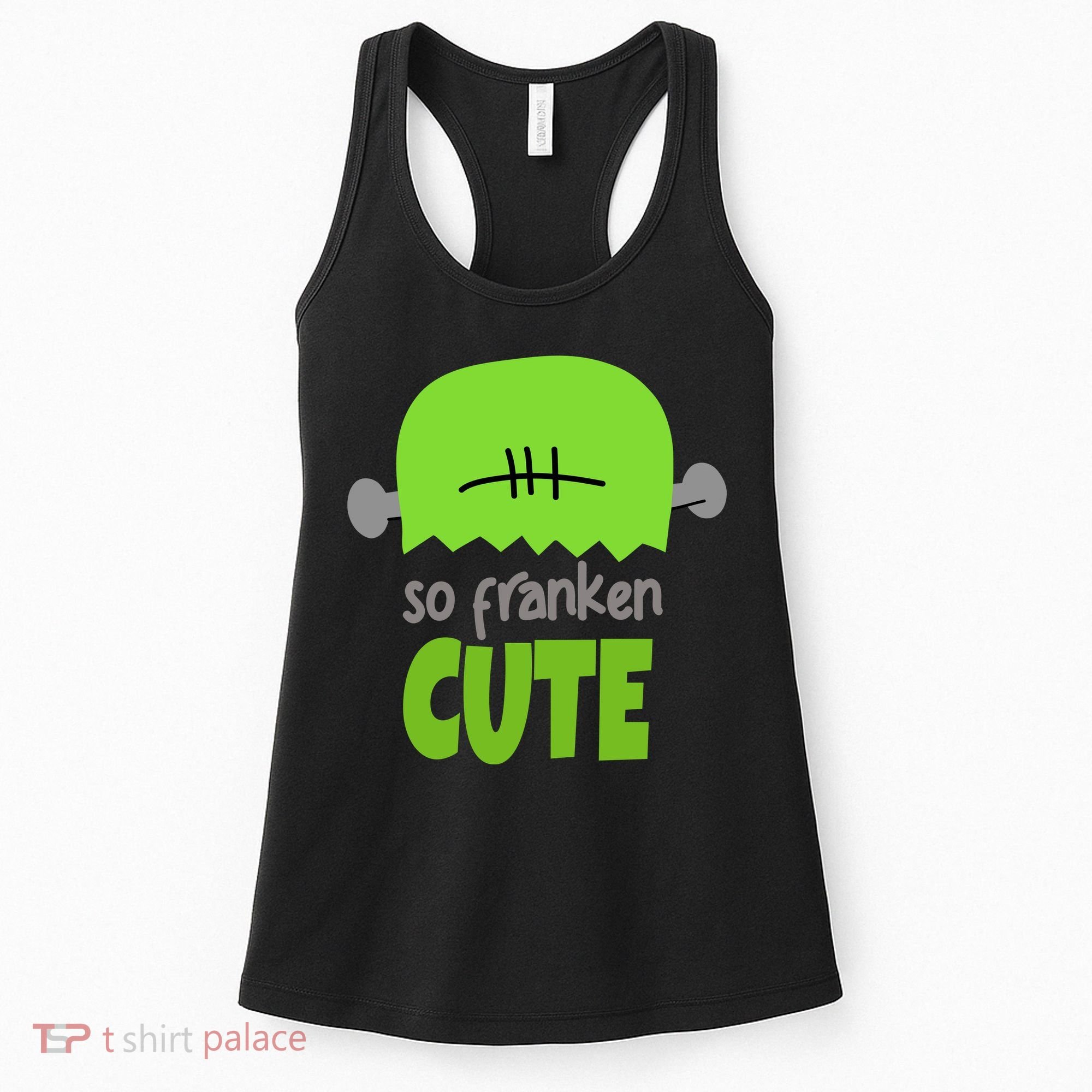 So Franken Cute Frankenstein Halloween Women's Tank Top