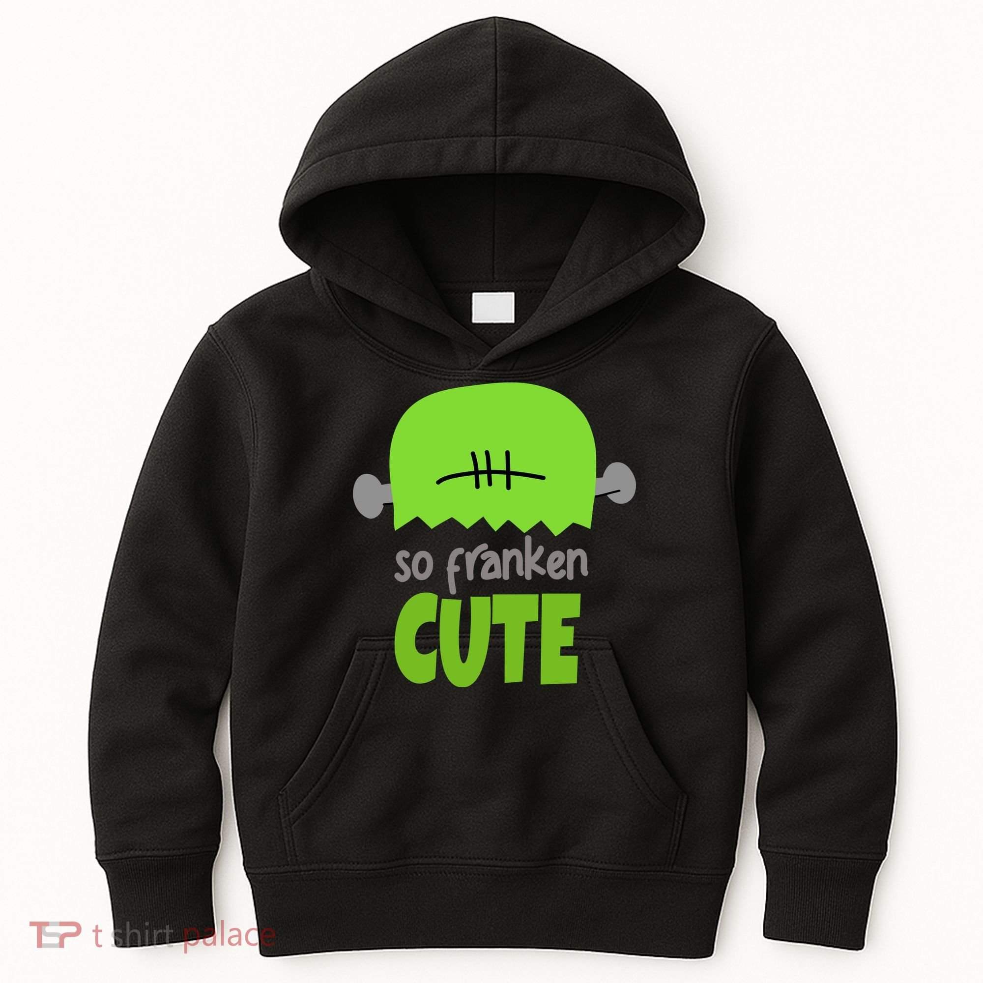 So Franken Cute Frankenstein Halloween Kids Hoodie