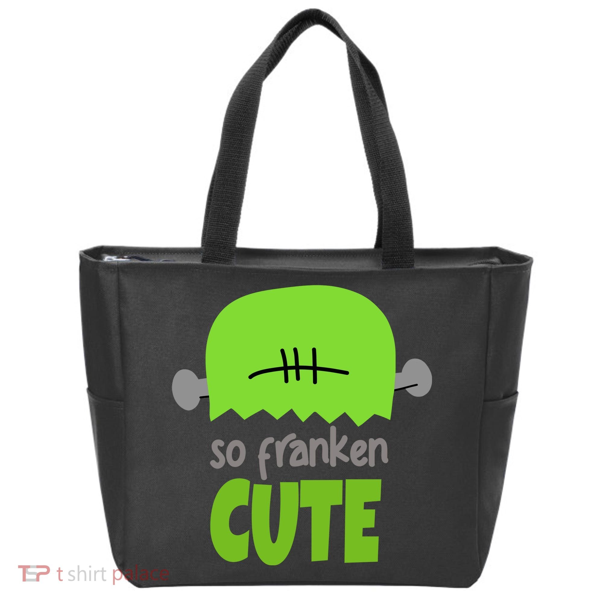So Franken Cute Frankenstein Halloween Tote Bag