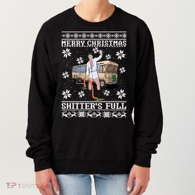 Shitters Full Christmas Ugly Christmas Vacation Women's Sweatshirt