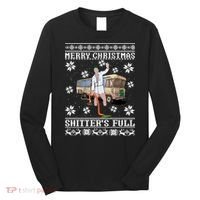 Shitters Full Christmas Ugly Christmas Vacation Long Sleeve Shirt thumb 0