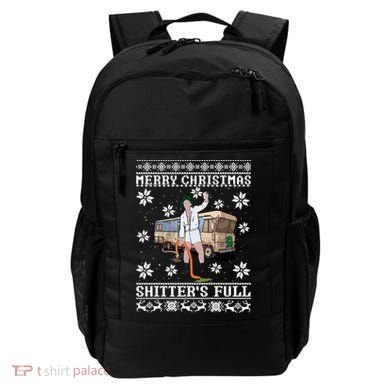 Shitters Full Christmas Ugly Christmas Vacation Backpack