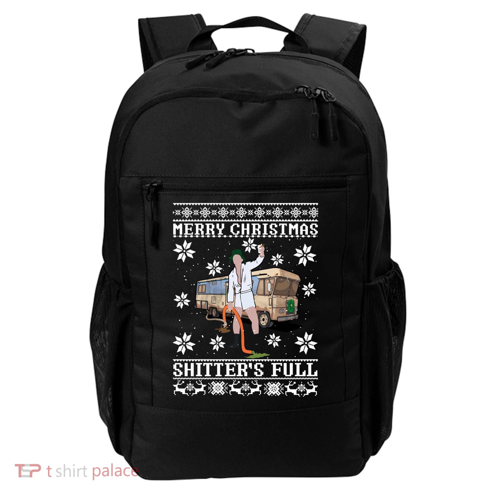 Shitters Full Christmas Ugly Christmas Vacation Backpack