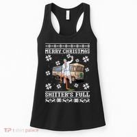 Shitters Full Christmas Ugly Christmas Vacation Women's Tank Top thumb 0