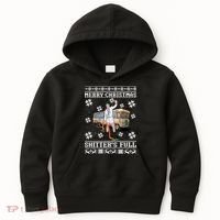 Shitters Full Christmas Ugly Christmas Vacation Kids Hoodie thumb 0